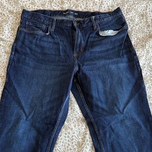 Old Navy Men's Dark Blue Relaxed Jeans
